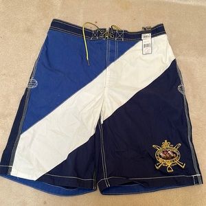 Polo by Ralph Lauren swim trunks with interior netting, medium